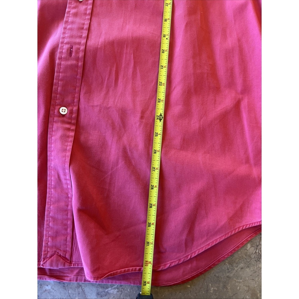 Ralph Lauren Blake Large Shirt Pink Mens Button Down Long Sleeve Pony Logo - Picture 7 of 9